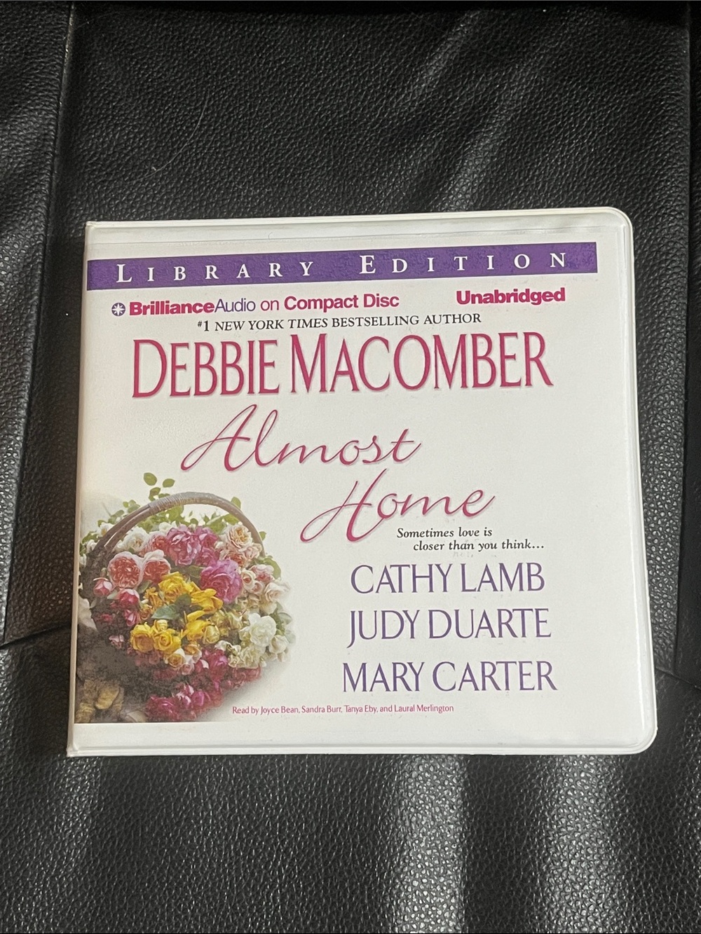 Debbie Macomber Almost Home Unabridged Audiobook CD Set Library Edition4 stories